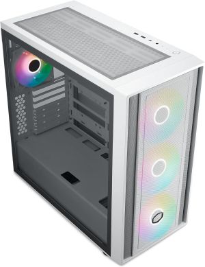 Case CoolerMaster MasterBox 600 - White ARGB
