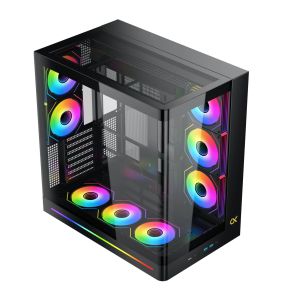 Xigmatek кутия Case E-ATX - PANO II AIR - 8 ARGB Fans