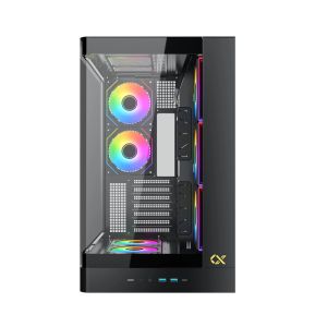 Xigmatek кутия Case E-ATX - PANO II AIR - 8 ARGB Fans