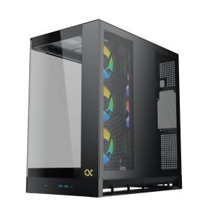 Xigmatek кутия Case E-ATX - PANO II AIR - 8 ARGB Fans