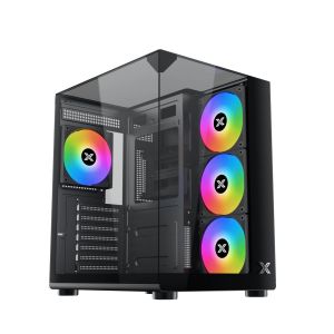 Xigmatek кутия Case ATX - Aqua Compact - 4 ARGB Fans