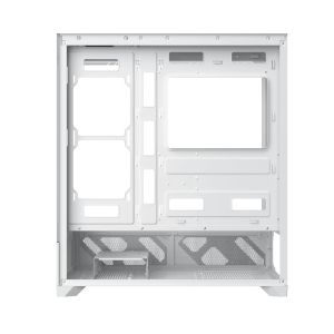 Xigmatek Case E-ATX - Alphard Pro Arctic - 6 inch LCD Display, 6 ARGB Fans