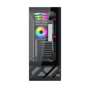 Xigmatek Case E-ATX - Alphard Pro - 6 inch LCD Display, 6 ARGB Fans