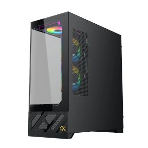 Xigmatek Case E-ATX - Alphard Pro - 6 inch LCD Display, 6 ARGB Fans