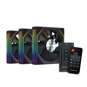 Xigmatek Fan Pack 3-in-1 3x120mm - Infinity G22A - Infinity Mirror, A-RGB
