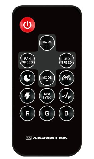 Xigmatek Fan Pack 3-in-1 3x120mm - Infinity G22A - Infinity Mirror, A-RGB