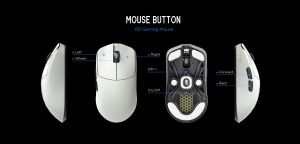Lamzu MAYA X 8K - Wireless Gaming Mouse - Black