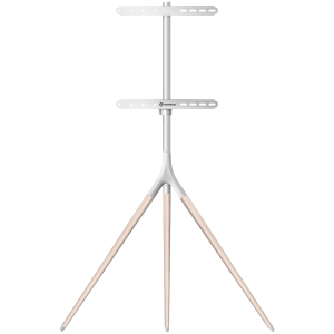 ONKRON Tripod Easel TV Stand for 32” – 65 Inch LED LCD OLED Screens up to 35 kg, White