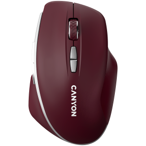 CANYON mouse MW-21 BlueLED 7buttons Wireless Burgundy Red