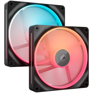 CORSAIR iCUE LINK LX140-R RGB, 140mm RGB Fan, Dual Fan Kit