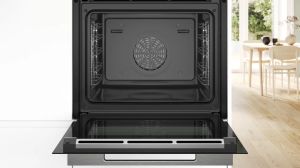 Фурна Bosch HSG7361B1 SER8 Combi-steam oven, 4D HotAir, fullSteam, EcoClean back, 21 HM, Assist, PerfectBake, PerfectRoast, LED light, TFT-touchdisplay Plus 7cm, HC