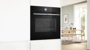 Фурна Bosch HSG7361B1 SER8 Combi-steam oven, 4D HotAir, fullSteam, EcoClean back, 21 HM, Assist, PerfectBake, PerfectRoast, LED light, TFT-touchdisplay Plus 7cm, HC