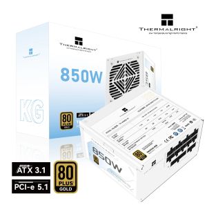 Thermalright захранване PSU ATX 3.1 850W Gold, Full Modular - TR-KG850-W White