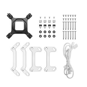 DeepCool водно охлаждане Water Cooling MYSTIQUE 360 ARGB WH - LCD Screen