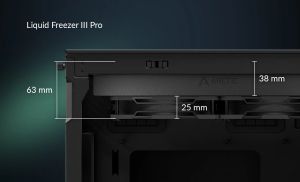 Arctic водно охлаждане Liquid Freezer III Pro 360 Black