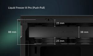 Arctic водно охлаждане Liquid Freezer III Pro 360 Black