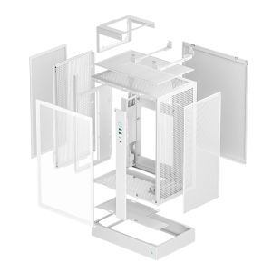 DeepCool кутия Case mATX - CH170 PLUS WH