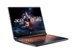 Лаптоп Acer Nitro V16,Intel  Core 7 240H(10C/16T, up to 5.20 GHz, 24MB),16" WUXGA (1920x1200) IPS 180Hz, 16GB DDR4, (1 slot free), 1024GB PCIe NVMe SSD, RTX 5060 8GB GDDR7  572 AI TOPS, WiFi 6, BT.5.2, HD Cam, Micro SD card, KB Backlit, Linux , Shale Blac