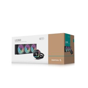 DeepCool водно охлаждане Water Cooling LQ360 - LCD Screen, A-RGB
