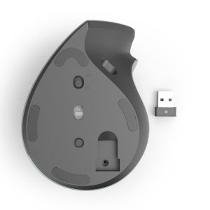 HAMA Безжична Ергономична вертикална мишка "EMW-700", мулти-устройство, антрацит