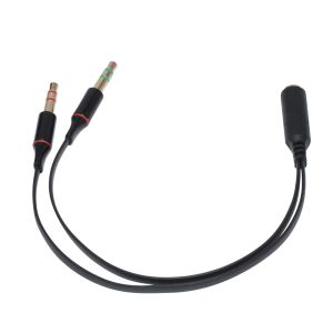 Makki преходник Adapter 3.5mm 4pin F / 2 x 3.5mm M - MAKKI-CBL-SP40