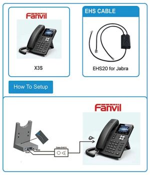 Fanvil аксесоар EHS CABLE FOR JABRA EHS HEADSET - EHS20
