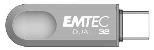 32G EMTEC D280 TYPE-C + TYPE-A