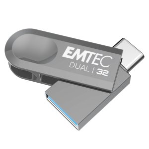 32G EMTEC D280 TYPE-C + TYPE-A
