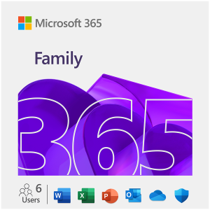 Microsoft M365 Family Subscription FY25H2 Online Product Key License 1 License Eurozone Downloadable Click to Run ESD NR 1 Year