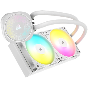 CORSAIR NAUTILUS 240 ARGB White, 240mm Radiator, Liquid CPU Cooler