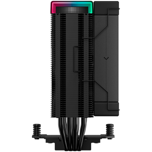 DeepCool AK400 DIGITAL PRO, CPU Air Cooler, 1x120mm FT12 SE PWM Fan, Digital Display, ARGB, Core Touch Technology 2.0, 4 Heatpipes, LGA1851/1700/1200/115x, AMD AM5/AM4, 126x97x159 mm(LxWxH), 3Y, R-AK400-BKAPMN-G
