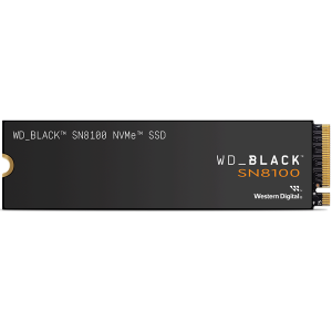 SSD POWERED BY SANDISK WD Black SN8100 1TB M.2 2280 PCIe Gen5 x4 NVMe, Read/Write: 14900/11000 MBps, IOPS 1600K/2400K, TBW: 600