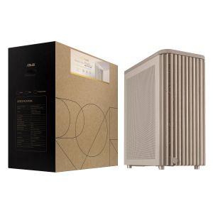Кутия ASUS ProArt PA401 Wood Edition Beige - Mesh Panel