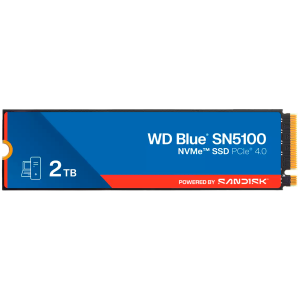 SSD POWERED BY SANDISK WD Blue SN5100 2TB M.2 2280 PCIe Gen4 x4 NVMe QLC 3D, Read/Write: 7100/6700 MBps, IOPS 1000K/1300K, TBW: 900