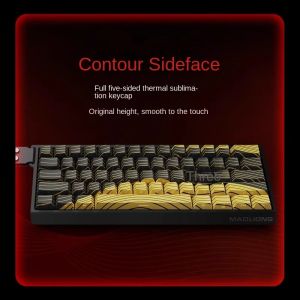 Madlions Professional Gaming Mechanical Keyboard MAD 60 HE Contour Flagship - 8K, Gateron Jade Pro [Linear]
