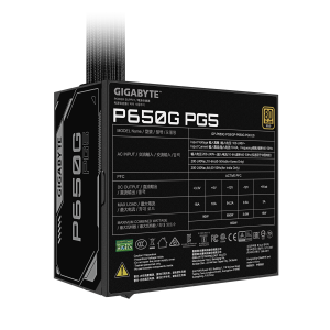 Power Supply Gigabyte P650G PG5 650W 80+ Gold, PCIe 5.1