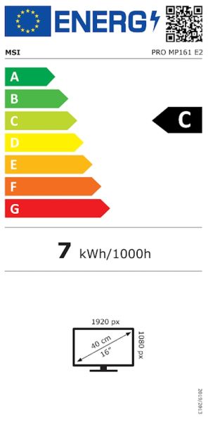 Монитор MSI PRO MP161 E2, Portable Monitor, 15.6" FHD IPS, Ultra Slim Design 1.08 cm, Connect with Smartphone, Display Kit app, MSI EyesErgo, Built-in Ergo Fold-out Kickstand, Built-in Speakers 2x 1.5W, 2x USB Type-C (DP 1.2a, 15W PD), mini HDMI, 4ms, 0.7
