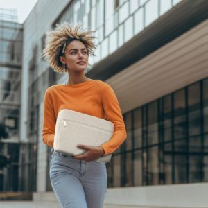 Hama “Cozy” Laptop Sleeve, 36 - 40 cm (14.1” - 15.6”), beige