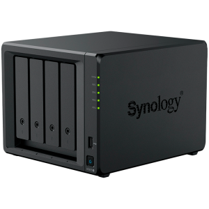 Synology DiskStation DS925+ Tower, 4-Bays 3.5'' SATA HDD/SSD, 2 x M.2 2280 NVMe SSD slot, CPU AMD Ryzen V1500B 4-core 2.2 GHz, 4 GB DDR4 ECC SODIMM, 2x RJ-45 2.5 GbE LAN Port; 2x USB 3.2; 1 xUSB Type-C expansion port; 2.26 kg; 3yr warranty