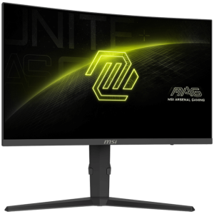 MSI MAG 275CQRF QD E2 Gaming Monitor, 27" 180Hz, WQHD (2560x1440) 16:9, Rapid VA, Anti-glare, Quantum Dot, 0.5ms, 300nits, 5000:1, 178/178, 1500R Curve, AMD FreeSync, HDR Ready, Adjustable Stand, 1x DP, 2x HDMI, 1x Type-C, USB Hub, 3Y Warranty