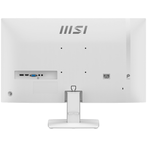 MSI PRO MP275W E2 Professional Business Monitor, 27" 120Hz, FHD (1920x1080) 16:9, IPS Anti-glare, 1ms/4ms, 300nits, 1500:1, 178/178, Adaptive-Sync, HDR Ready, Tilt, Speakers, 1x DP, 1x HDMI, 1x D-Sub, White, 3Y Warranty