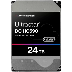 HDD Server WD/HGST ULTRASTAR DC HC590 (3.5’’, 24TB, 512MB, 7200RPM, SATA 6Gb/s, 512E SE NP3) SKU: 0F65684