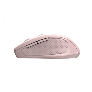 Canyon 6 buttons wireless 2.4Ghz mouse, MX8650A Sensor, DPI up to 1600, Injection case, 3 M life times left and right switches, 2xAAA battery, ABS material. Size: 105x71x40mm, Weight: 59g, Pink