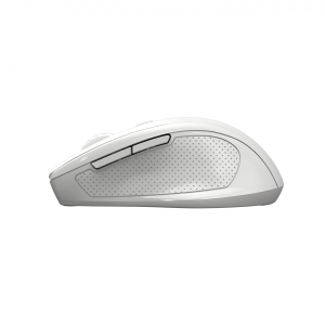 Canyon 6 buttons wireless 2.4Ghz mouse, MX8650A Sensor, DPI up to 1600, Injection case, 3 M life times left and right switches, 2xAAA battery, ABS material, Size: 105x71x40mm, Weight: 59g, white