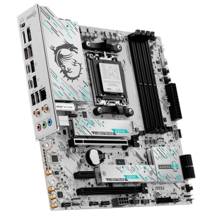 MSI B850M GAMING PLUS WIFI, mATX, Socket AM5, 4x DDR5 Dual Channel DDR5 up to 8200(OC)MHz, 2x PCIe x16 slot, 2x M.2 slot, 3x USB 5Gbps, 3x USB 10Gbps, 2x USB 10Gbps Type-C, HDMI, DP, 7.1 HD Audio, 5G LAN, WiFI 7, BT, 3Y