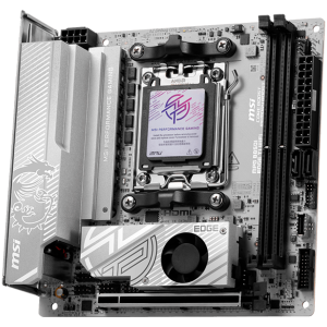 MSI MPG B850I EDGE TI WIFI, mITX, Socket AM5, Dual Channel DDR5 10000+MHz (OC), 1x PCIe x16 slot, 2x M.2 slot, 1x HDMI, 3x USB 3.2 Gen 2, 2x USB 3.2 Gen 1, 1x USB 3.2 Gen2x2 Type C, 7.1 HD Audio, 5Gbps LAN, WIFI, BT, 3Y