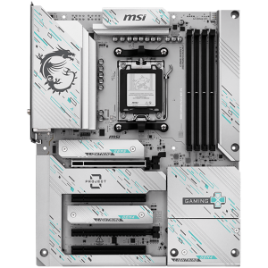 MSI B850 GAMING PLUS WIFI PZ, ATX, Socket AM5, Back Connectors, 4x DDR5 Dual Channel DDR5 up to 8200(OC)MHz, 4x PCIe x16 slot, 3x M.2 slot, 4x USB 2.0, 1x USB 5Gbps, 1x USB 10Gbps, 2x USB 10Gbps Type-C, DP, 7.1 HD Audio, 5G LAN, WiFI 7, BT, 3Y