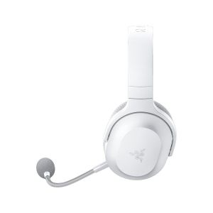 Razer Barracuda X Mercury White Wireless Multi-platform Gaming and Mobile Headset, Razer TriForce 40mm Drivers, Detachable HyperClear Cardioid Mic, Ultra-soft FlowKnit mem foam, 7.1 audio, 50hrs, Dual Wireless, Type-C, Compt PC, PlSt, MD, Ad, iOs