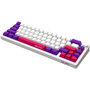 LORGAR KBP70MW, Wireless 65% Mechanical Gaming Keyboard Pro, White, EN layout