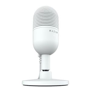 Razer Seiren V3 Mini - White, Ultra-compact Streaming Microphone